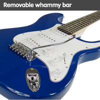 Karrera 39in Electric Guitar - Blue thumbnail