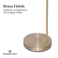 Sarantino 90-Degree Modern Arc Floor Lamp thumbnail