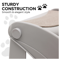 Furtastic 38cm Foldable Pet Stairs Ramp - Grey thumbnail