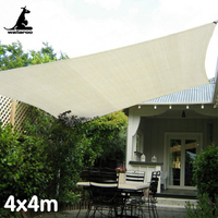 Wallaroo Waterproof Outdoor Shade Sail Canopy Sun Cloth  Square 4x4M thumbnail