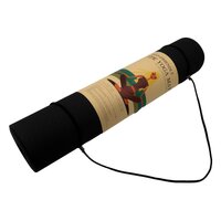 Powertrain Eco-friendly Dual Layer 6mm Yoga Mat | Midnight | Non-slip Surface And Carry Strap For Ultimate Comfort And Portability thumbnail
