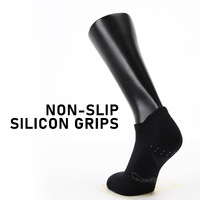 4X Rexy Seamless Sport Sneakers Socks Large Non-Slip Heel Tab MULTI COLOUR thumbnail