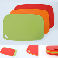 TPU Chopping Board Antibacterial Cutting Board Baby Food Grade ORANGE thumbnail