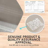 Stainless Steel Chopping Cutting Board Antibacterial Food Grade Hexagon thumbnail