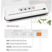 SANSAI 110W Vacuum Food Sealer Fresh Storage Sous Vide WHITE thumbnail