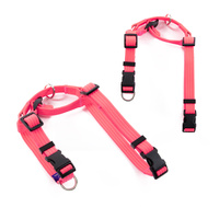 Dog Double-Lined Straps Harness Adjustable L NEON CAROL-PINK thumbnail