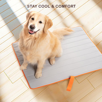 Pet Dog Cooling Mat Non-Slip Travel Roll Up Cool Pad Bed Outdoor M BEIGE thumbnail