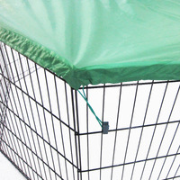 Net Cover Green for Pet Playpen Dog Cage 30in thumbnail