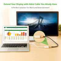 UGREEN Mini DP to HDMI Female converter cable 18CM (10460) thumbnail
