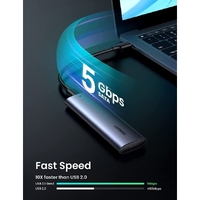 UGREEN 10903 M.2 SATA NGFF SSD Hard Drive Enclosure thumbnail