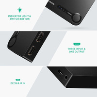 UGREEN 1 x 3 HDMI Switch - Black (40234) thumbnail