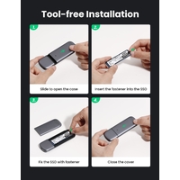 UGREEN 60354 Enclosure for M.2 PCI-E NVME SSD thumbnail