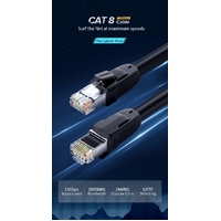 UGREEN 70327 Cat 8 Pure Copper Patch Cord Network Cable 1M thumbnail