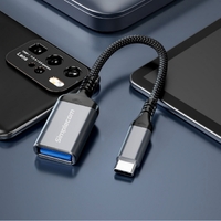 Simplecom CA131 USB-C Male to USB-A Female USB 3.0 OTG Adapter Cable thumbnail