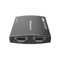 Simplecom DA330 USB-C to Dual HDMI MST Adapter 4K@60Hz with PD and Audio Out thumbnail