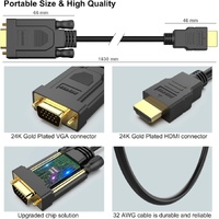 BENFEI HDMI to VGA Male to Male1.8M Cable thumbnail