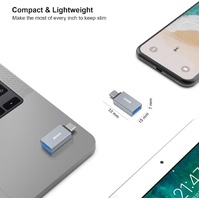 BENFEI USB C to USB 3.0 Adapter, USB C to A Male to Female Adapte thumbnail