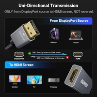 BENFEI 4K DisplayPort to HDMI Adapter, (2K 60Hz, 1080p 120Hz) Uni-Directional Display Port to HDMI Monitor Converter thumbnail