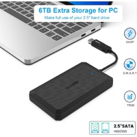 BENFEI 2.5 Inch SATA to USB Tool Free External Hard Drive Enclosure thumbnail