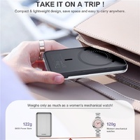 CHOETECH B655-SL 5000mAh Magnetic Wireless Power Bank 10W (Silver) thumbnail
