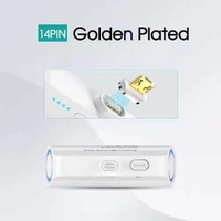 CHOETECH B660-WH 3000mAh Mini Power Bank with 3 Magnetic Connectors (White) thumbnail