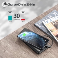CHOETECH B688-BK 10000mAh MFi Certified PD18W Power Bank (with 2 cables) thumbnail