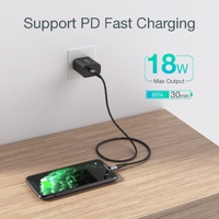 CHOETECH IP0042 USB-C MFI Certified iPhone Cable 3M thumbnail