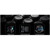 CHOETECH MCC001-BK 6 Pack Professional grade Magnetic Lock Cord Holder Clips Black thumbnail