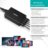 CHOETECH Q34U2Q 5-Port 60W PD Charger with 30W Power Delivery and 18W Quick Charge 3.0 thumbnail