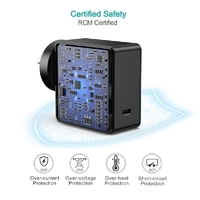 CHOETECH Q4004 60W PD 3.0 Type-C Fast Charging Foldable Adapter USB-C Charger thumbnail