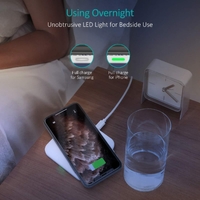 CHOETECH T511BW Qi Certified Fast Wireless Charging Pad Black And White 2 Pack thumbnail