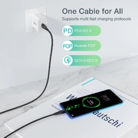 CHOETECH XCC-1004 USB-C To USB-C Cable 2M thumbnail