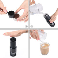 STARESSO Coffee Maker Red Dot Award Winner Portable Espresso Cappuccino Quick Cold Brew Manual Coffee Maker Machines All in One - Pink thumbnail