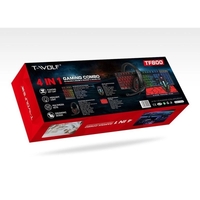 T-Wolf TF800 RGB 4-pcs Gaming Keyboard/Mouse/Headphone/Mouse Pad Kit Set thumbnail