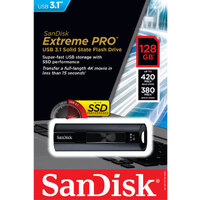 SanDisk 128GB Extreme PRO USB 3.2 Solid State Flash Drive (SDCZ880-128G) thumbnail