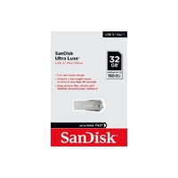SANDISK SDCZ74-032G-G46 32G  ULTRA LUXE PEN DRIVE 150MB USB 3.0 METAL thumbnail