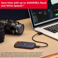 SanDisk 1TB Extreme PRO Portable SSD V2 (SDSSDE81-1T00-G25) thumbnail