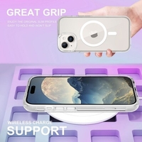 Ultimake Shockproof Transparent Magsafe Cover Case for iPhone 15 (Transparent) thumbnail