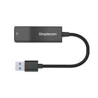 Simplecom NU302 SuperSpeed USB 3.0 to RJ45 Gigabit 1000Mbps Ethernet Network Adapter thumbnail