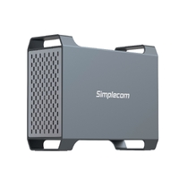 Simplecom SE482 SuperSpeed USB Dual Bay 3.5" SATA Hard Drive RAID Enclosure USB-C RAID 0/1, JBOD thumbnail