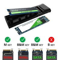 Simplecom SE504v2 NVMe / SATA Dual Protocol M.2 SSD USB-C Enclosure Tool-Free USB 3.2 Gen 2 10Gbps thumbnail