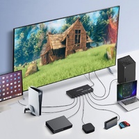 Simplecom CM317 7-Port HDMI 2.0 Switch with Remote 7 IN 1 OUT Splitter HDCP 2.2 4K@60Hz thumbnail