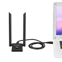 Simplecom NW628v2 AX1800 Dual Band WiFi 6 USB Adapter with 2x 5dBi High Gain Antennas thumbnail