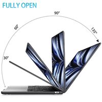 15 inch Air 2023 MacBook Air Matte Case  A2941 M2 Chip Hard Shell Case Keyboard Cover Black thumbnail