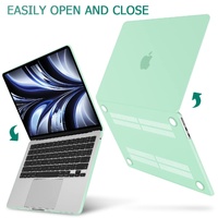 15 inch Air 2023 MacBook Air Matte Case  A2941 M2 Chip Hard Shell Case Keyboard Cover Green thumbnail