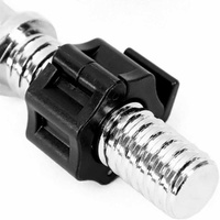 2Pcs 1in / 25mm Dumbbell Clamps Barbell Clamps Collars Clips Bar Plates Collar Clips Black thumbnail