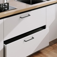 Black Zinc Kitchen Cabinet Handles Drawer Bar Handle Pull 96mm thumbnail