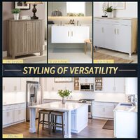 160mm Cabinet Handles Gold Drawer Pulls Knobs Hardware for Kitchen Bathroom Furniture Cupboard thumbnail