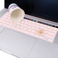 Keyboard Cover Skin For MacBook Pro 13 Pro 16 A2338 A2289 A2251 A2141 M1 M2 2020 to 2023 Pink thumbnail