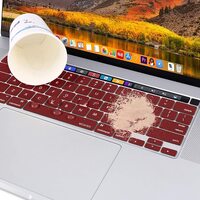 Keyboard Cover Skin For MacBook Pro 13 Pro 16 A2338 A2289 A2251 A2141 M1 M2 2020 to 2023 Wine Red thumbnail